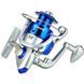 Катушка для спиннинга безынерционная Yumoshi SA 1000 Silver-Blue  5431-21097 фото 4
