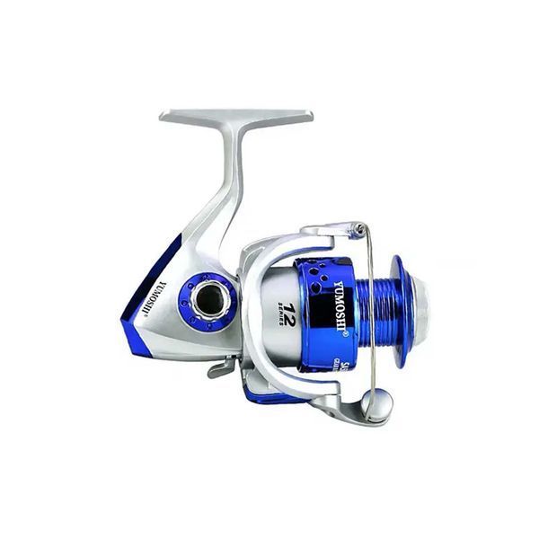 Котушка для спінінга безінерційна Yumoshi SA 2000 Silver-Blue 5431-17122 фото